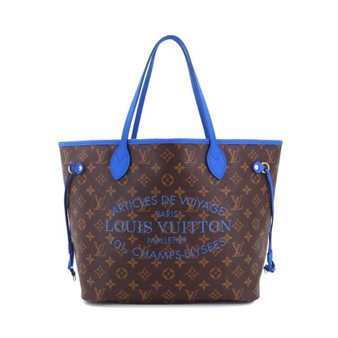 louis vuitton ikat neverfull blue